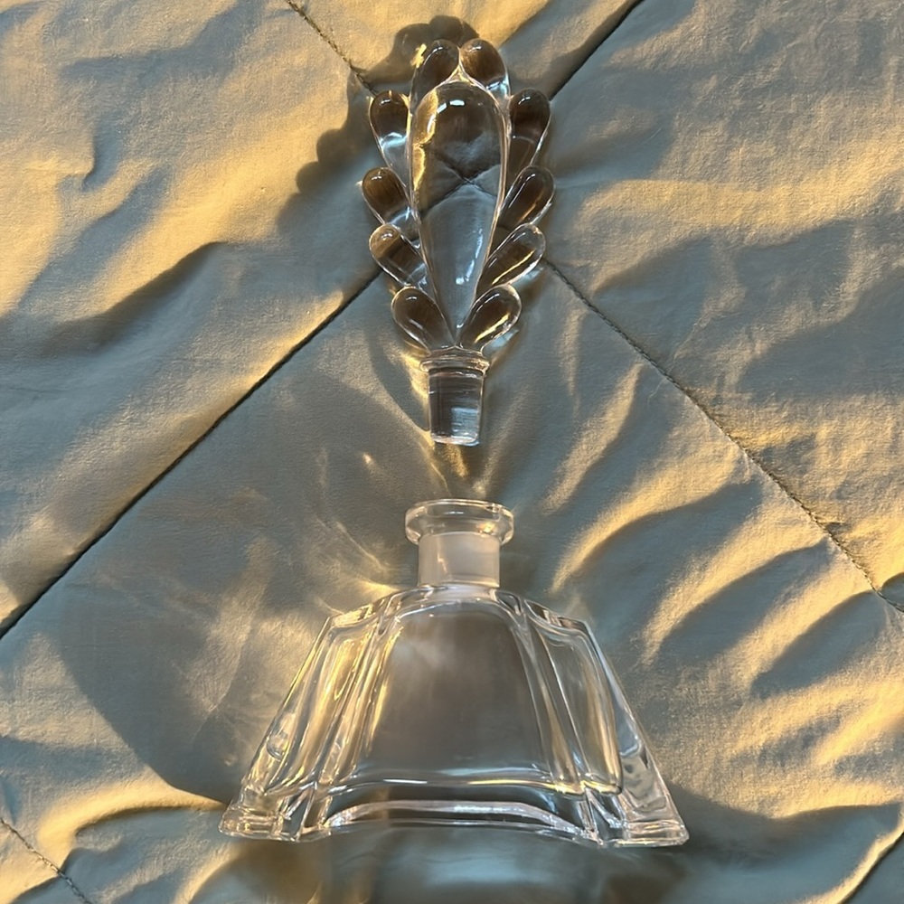 US zone Germany glass perfume bottle with necklace - Picture 6 of 8